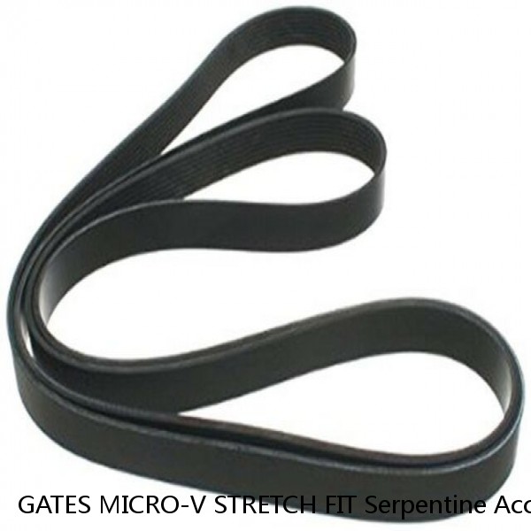 GATES MICRO-V STRETCH FIT Serpentine Accessory Drive Belt K040317SF #1 image