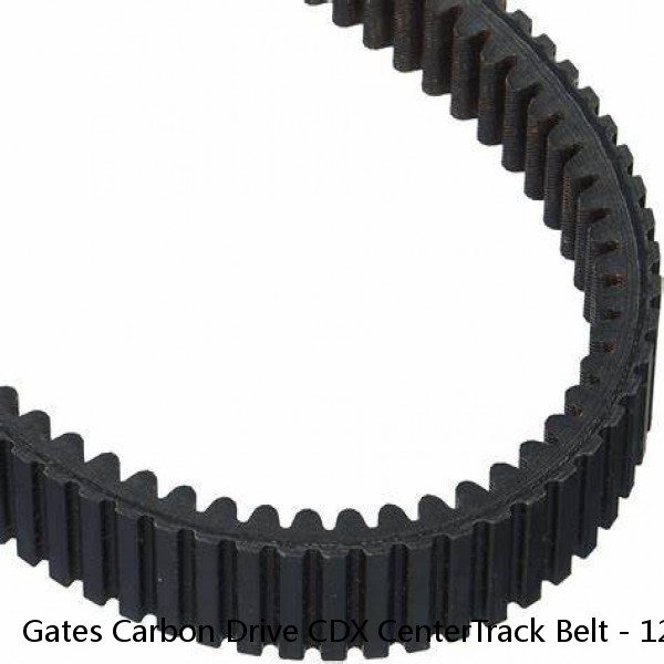 Gates Carbon Drive CDX CenterTrack Belt - 128t, Black #1 image